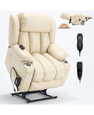 350 LBS Power Lift Recliner w/ Massage & Heat