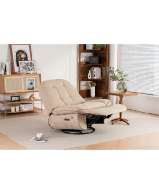 Power Recliner Glider w/ USB Charger & Bluetooth (CD-8991