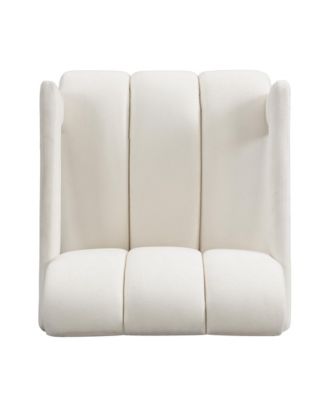 Modern Armchair Set of 2, L-Arms, Polyester