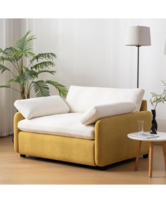 Oversized Chenille Accent Chair Modern Comfort in Vibrant Colors