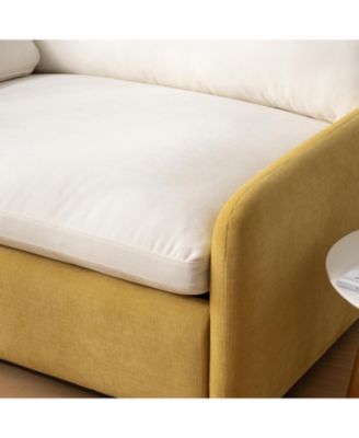 Oversized Chenille Accent Chair Modern Comfort in Vibrant Colors