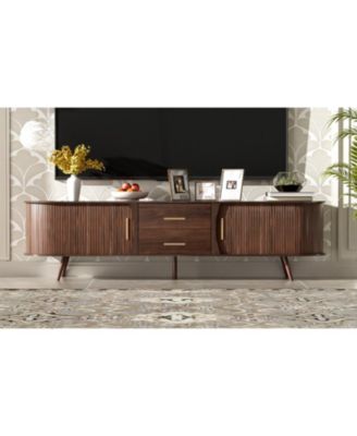 Mid-Century Modern TV Stand for 80" TV