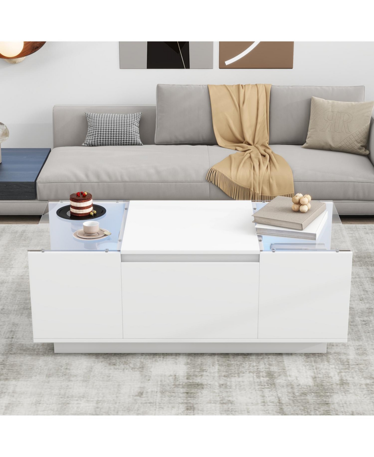 Streamdale Furniture Coffee Table with Storage & Drawers