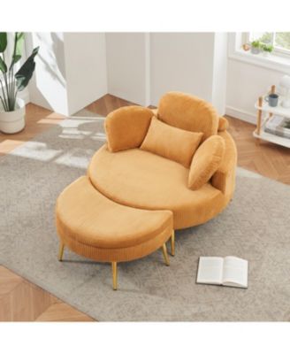 61" Small Sofa with End Table - Apartment/Balcony