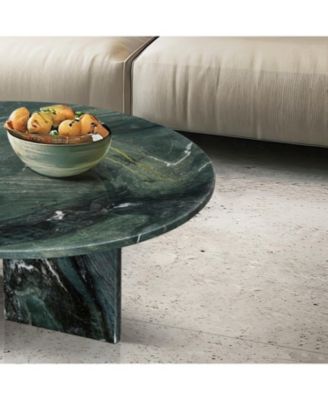 Marble Coffee Table Set - Natural Stone Living Room Tables