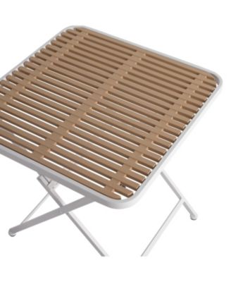 Folding Square Table - Indoor/Outdoor, Metal Legs