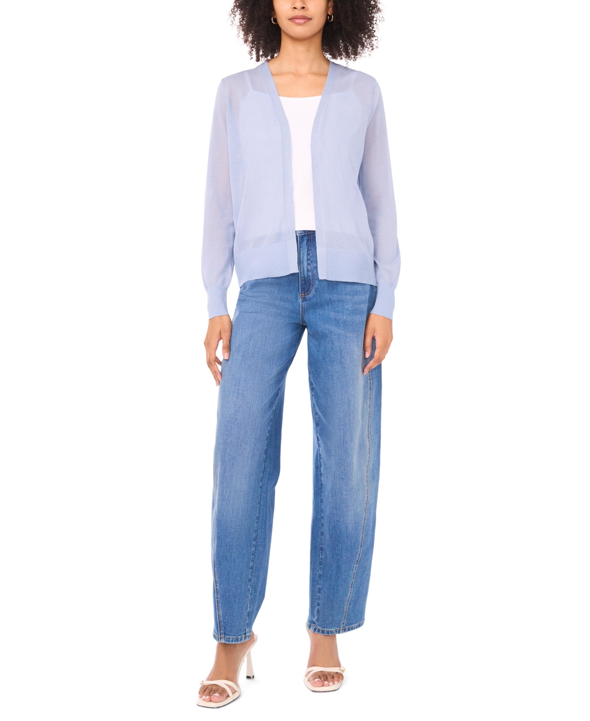 Vince Camuto Women's Open Front Short Cardigan