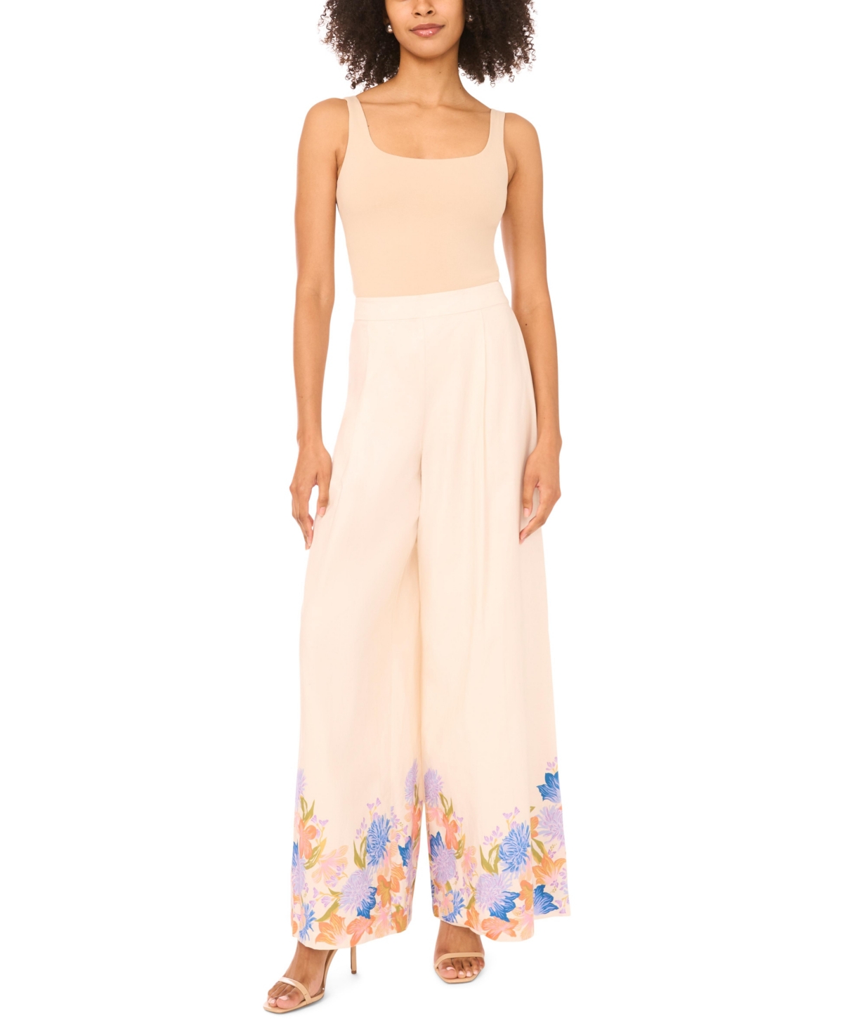 Vince Camuto Women's Wide Leg Pleated Pants
