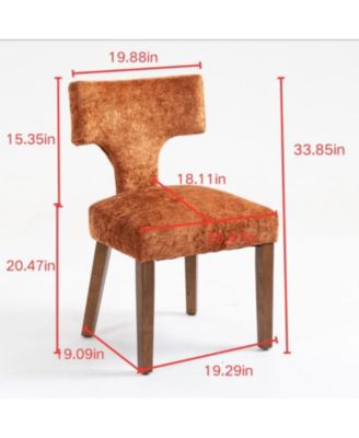 Mid Century Modern Dining Chairs (Set of 2)