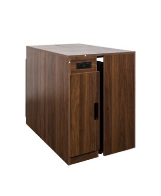  Extendable Dining Table with Outlet & Storage