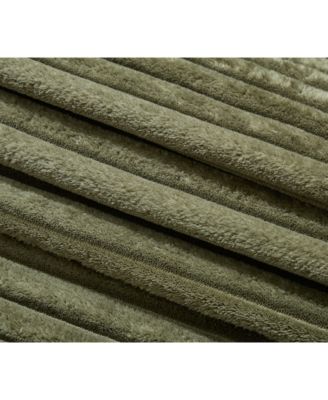 Oversized Corduroy Chaise Lounge Sofa Bed with Pillows