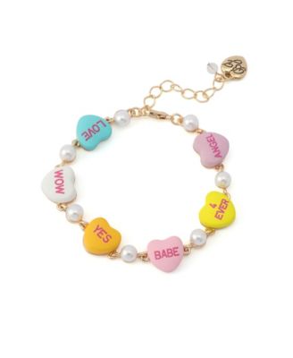 Faux Cultivated Pearl Sweetheart Strand Bracelet