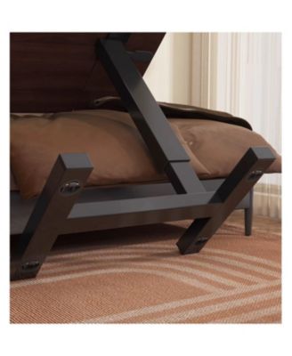 Streamdale Overbed Rolling Laptop Stand with Wheels Height Adjustable Tray
