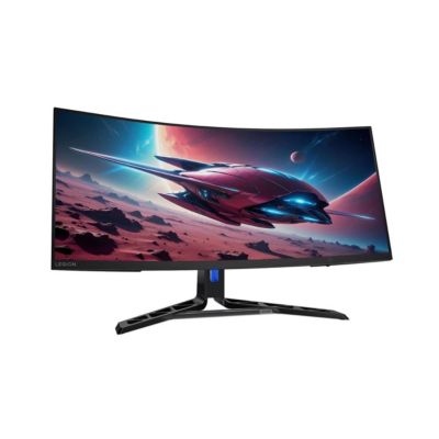 Legion R34w-30 34" 21:9 UWQHD 180Hz Curved VA WLED Gaming Monitor, Raven
