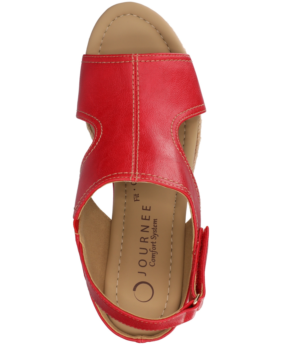 Journee Collection Women's Rayleigh Espadrille Wedge Sandals