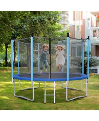 14FT Trampoline Spring Cover Universal Trampoline Replacement Pad w/Split Design