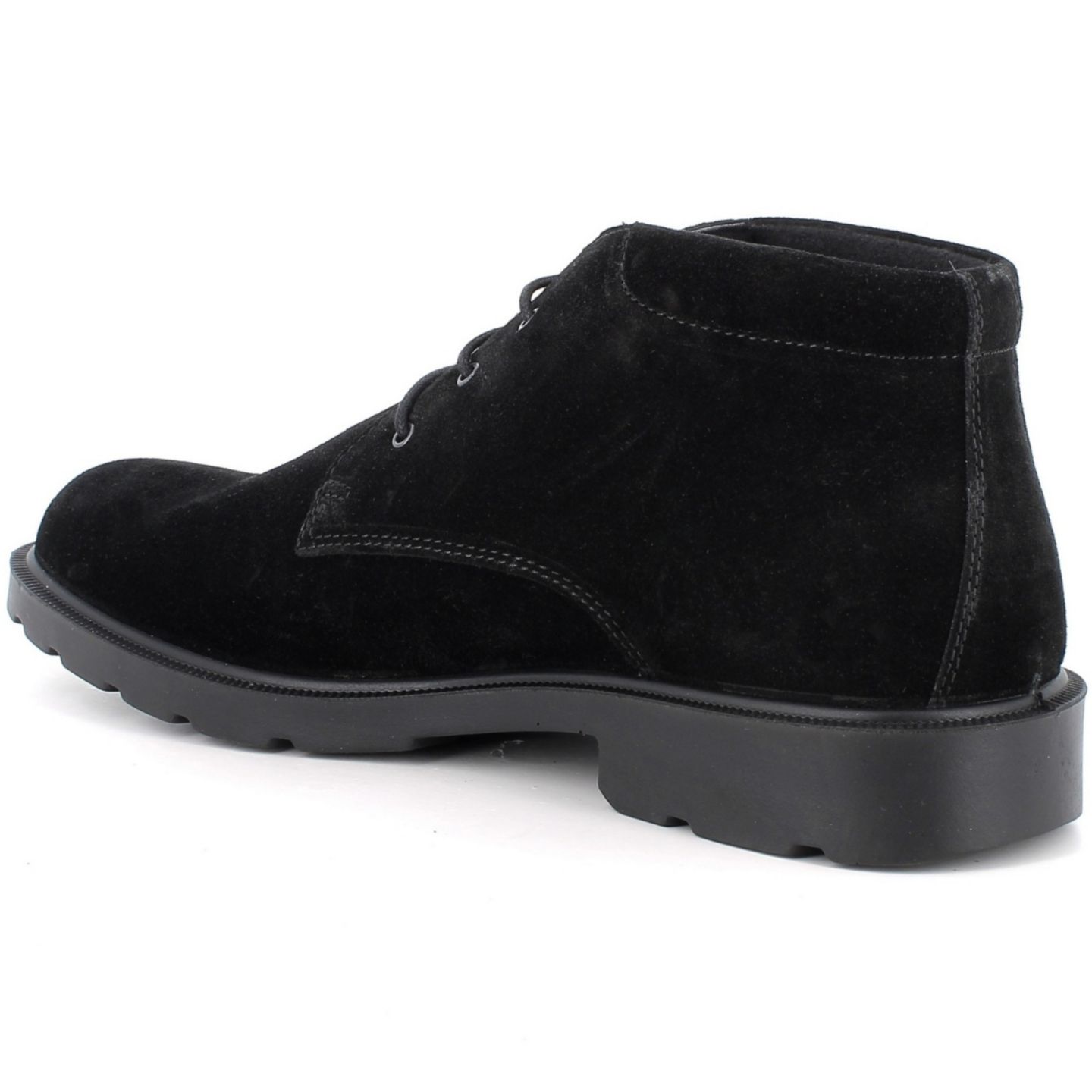 Мужские ботинки Alpine Swiss Elio Made in Italy Suede Chukka, цвет: Чёрный — фото 4
