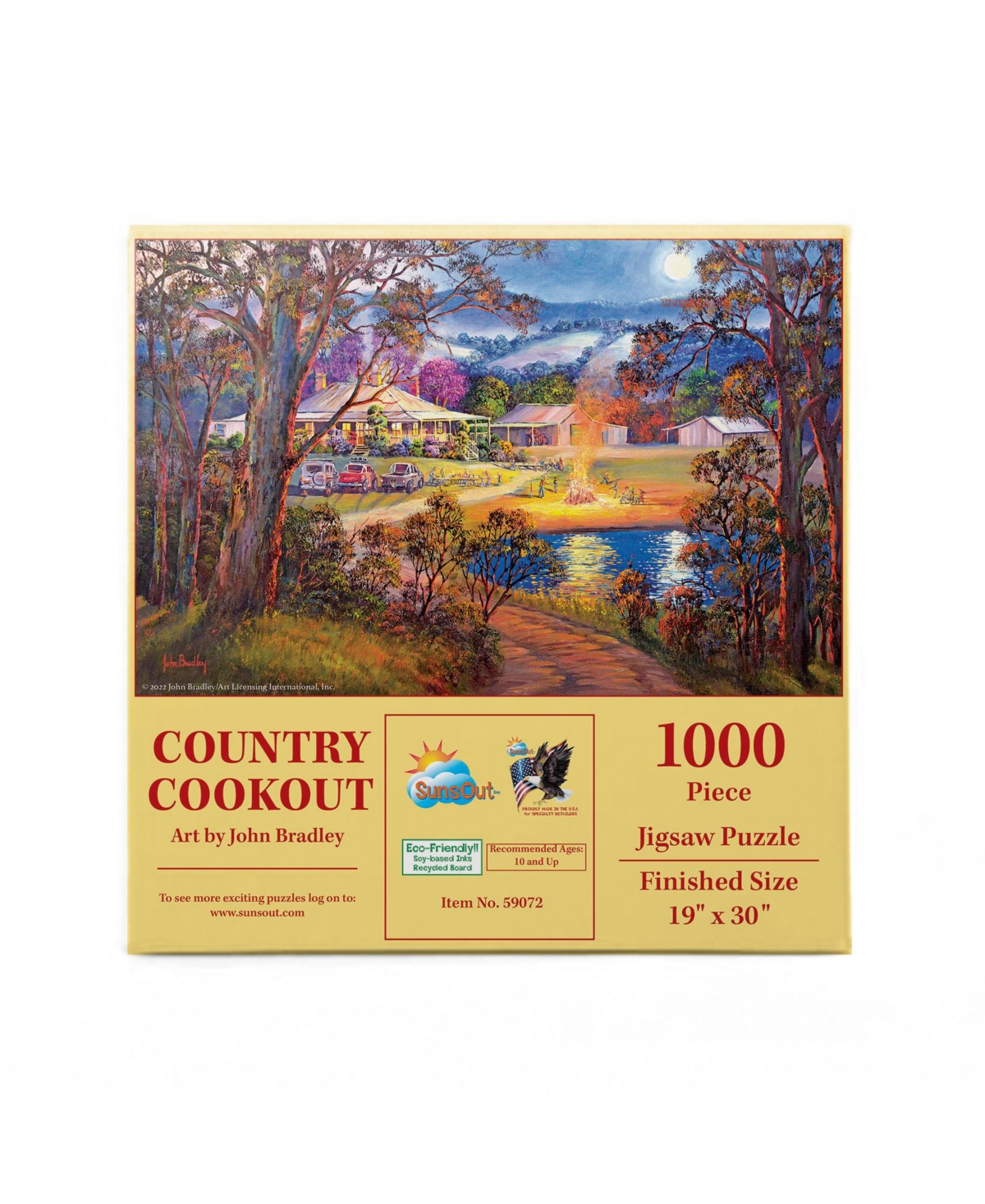 SunsOut Country Cookout 1000 piece Jigsaw Puzzle for Adults