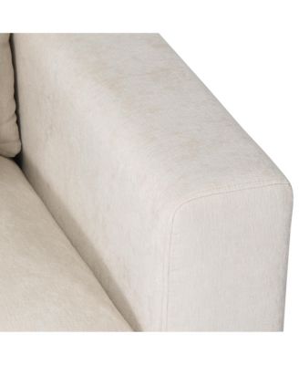 128" Chenille Modular U-Shaped Sectional Couch and Chaise With USB/Type-C Ports and Side Pockets