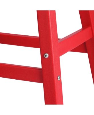 Outdoor Patio Adirondack Counter Height Stool Chair