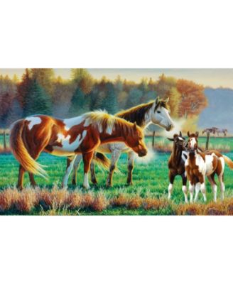 Pasture Family 550 piece Jigsaw Puzzle for Adults