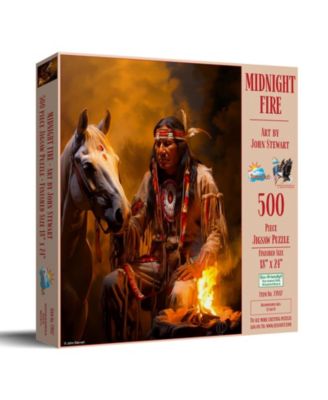 Midnight Fire 500 piece Jigsaw Puzzle for Adults