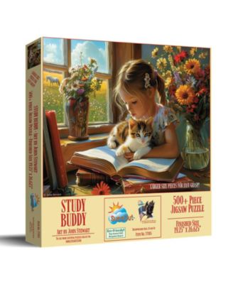 Study Buddy 500 piece Jigsaw Puzzle for Adults Large Pieces