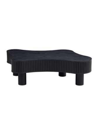  Irregular Shaped Wooden Coffee Table