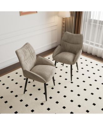 Elegant Velvet Dining Chairs (Set of 2)