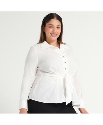 Plus Size Leo Long Sleeve Top