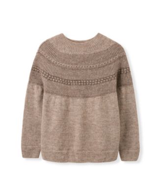 British Wool Yoke Pattern Sweater