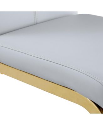 Modern Gray PU Leather Dining Chairs (Set of 2)