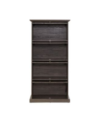 4 Tier Glass Display Cabinet