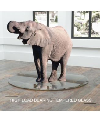 30" Round Tempered Glass Table Top - Clear 1/4" Thick