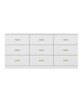  Modern White 9-Drawer Dresser - Ample Storage