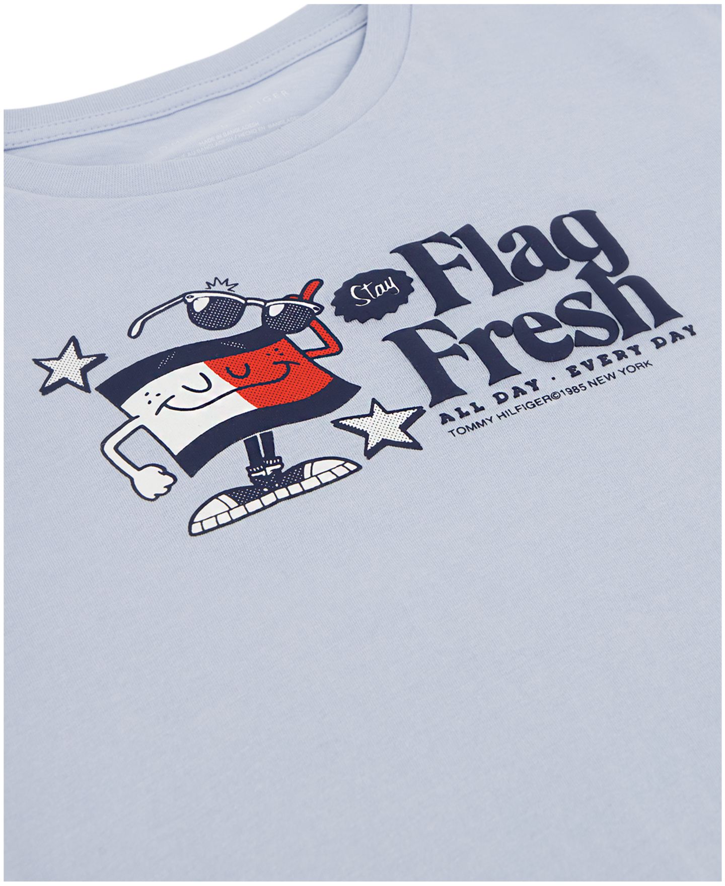 Футболка Tommy Hilfiger Flag Fresh Short-Sleeve T-Shirt для мальчиков, цвет: Синий, вариант 1 — фото 3