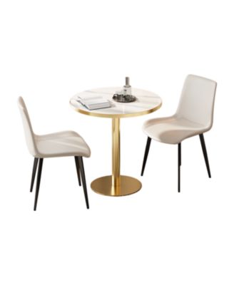 Modern Faux Leather Dining Chairs - 4PCS