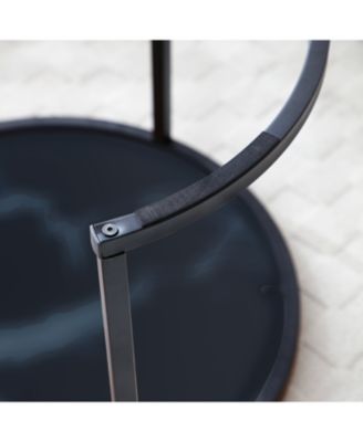 Nesting Coffee Tables - Black Top Marble Pattern