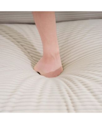 Mid-Century Beige Corduroy 3-Seater Sofa