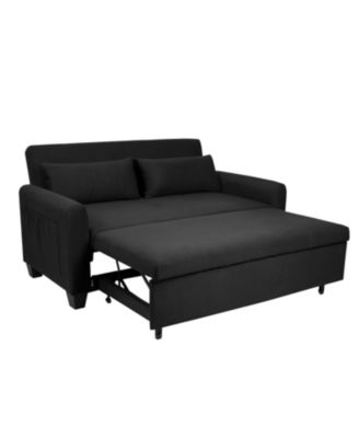 61" Fabric Sofa Bed - Storage, Adjustable, Indoor/Outdoor