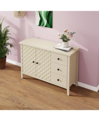 Streamdale Modern 2 Door 3 Drawer Storage Cabinet