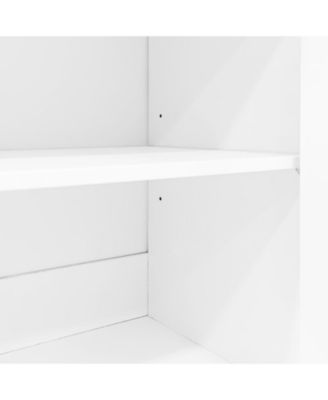 Modern Entertainment Center Wall Unit - 80" TV Stand, Black