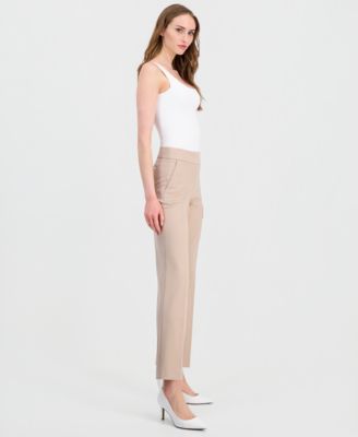 Women's Mid-Rise Pull-On Slash-Pocket Pants