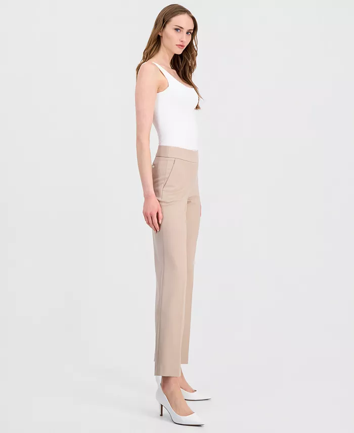 Women's Compression Mid-Rise Pull-On Slash-Pocket Pants - thumbnail 10