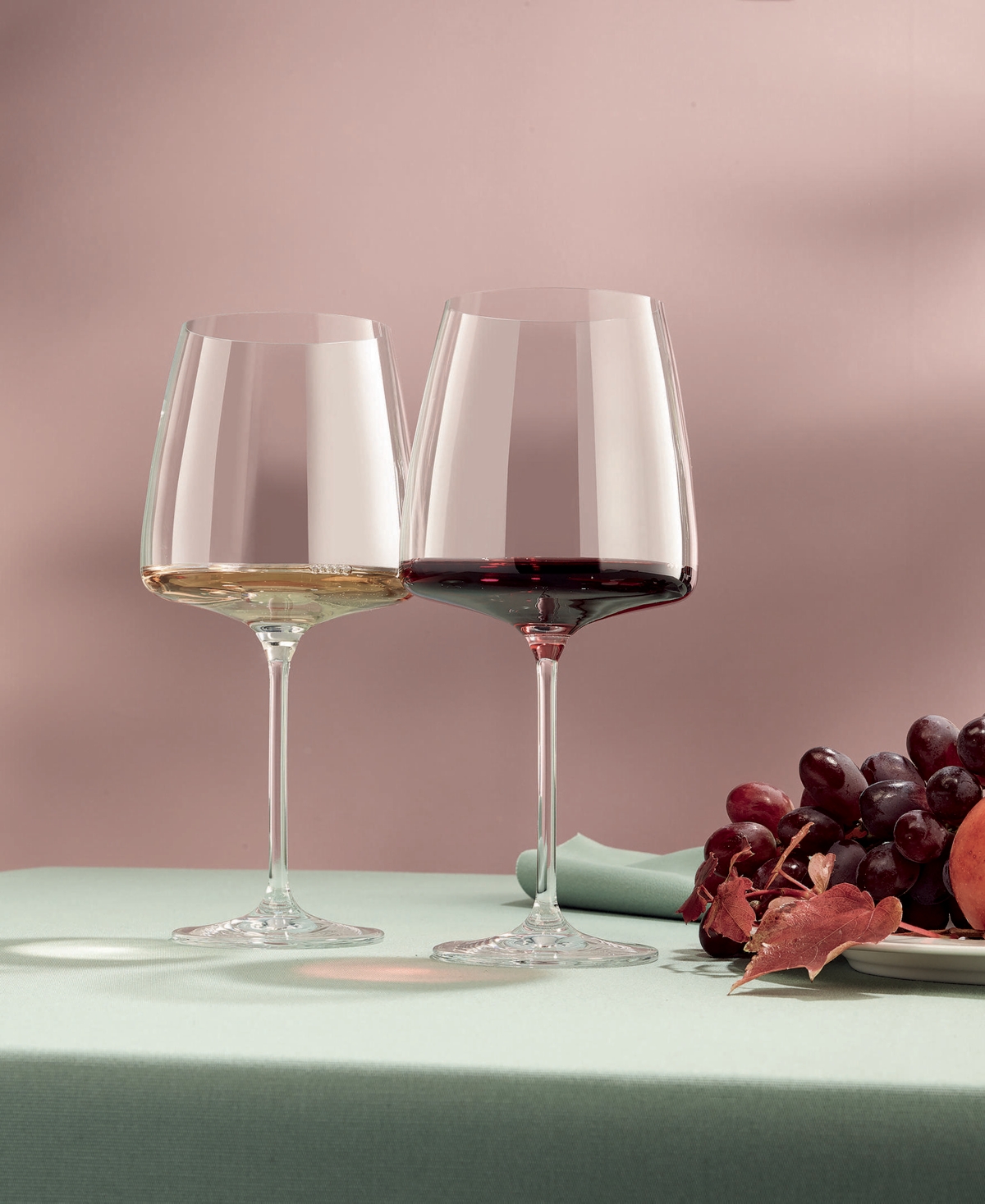 Zwiesel Glas Sensa Crystal Burgundy Wine Glasses, Set of 4