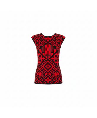 Women's Jacquard Knit Sheath Dress