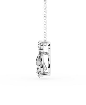 Lab Grown Diamond Pendant Necklace (1-1/10 ct. t.w.) in 14k White Gold