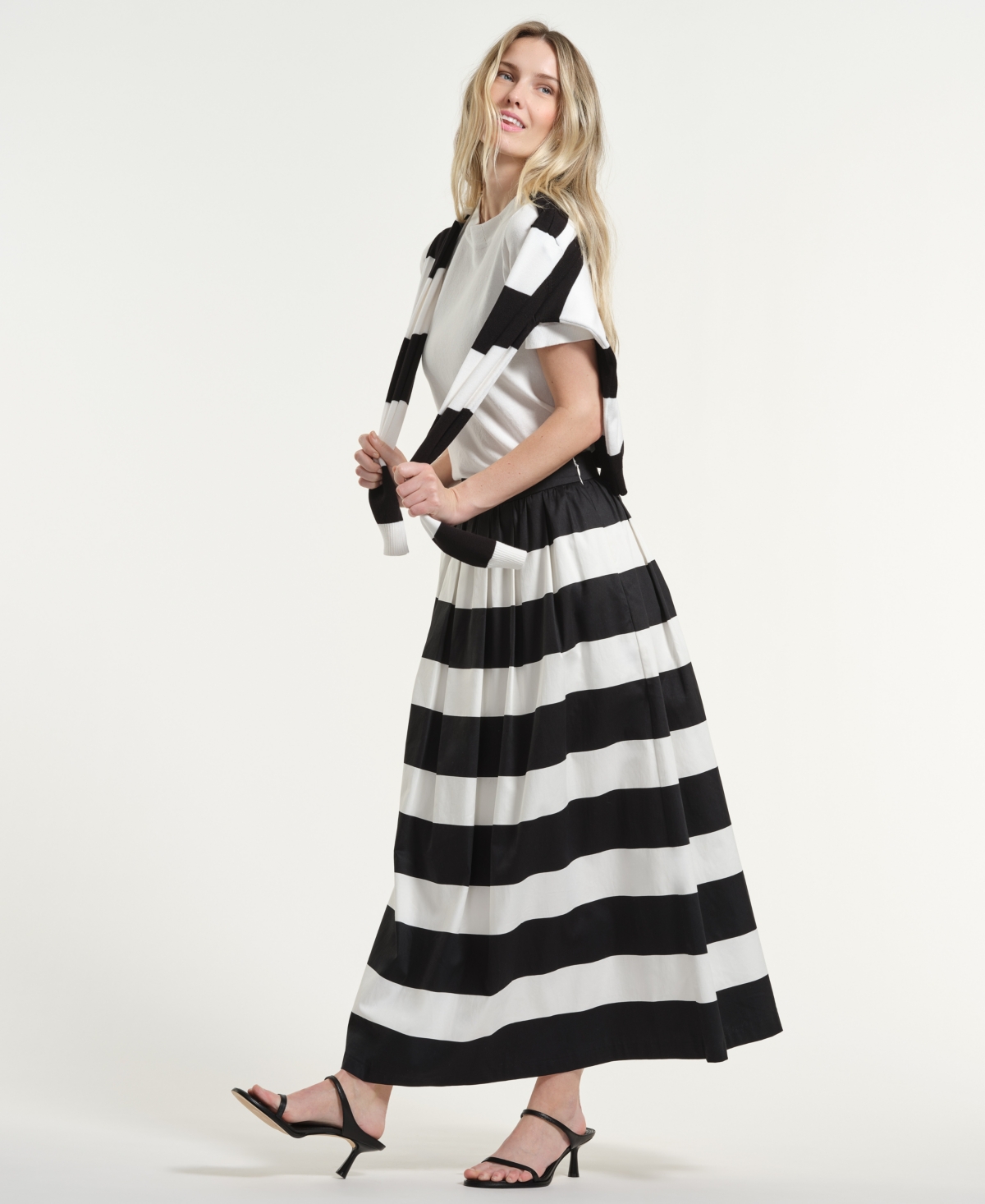 Isaac Mizrahi Women's Printed Maxi Skirt