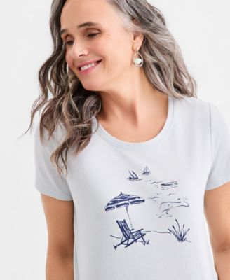 Women's Graphic Short-Sleeve Crewneck T-Shirt