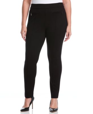 Plus Size Plus Size Ponte Slim Leg Pant